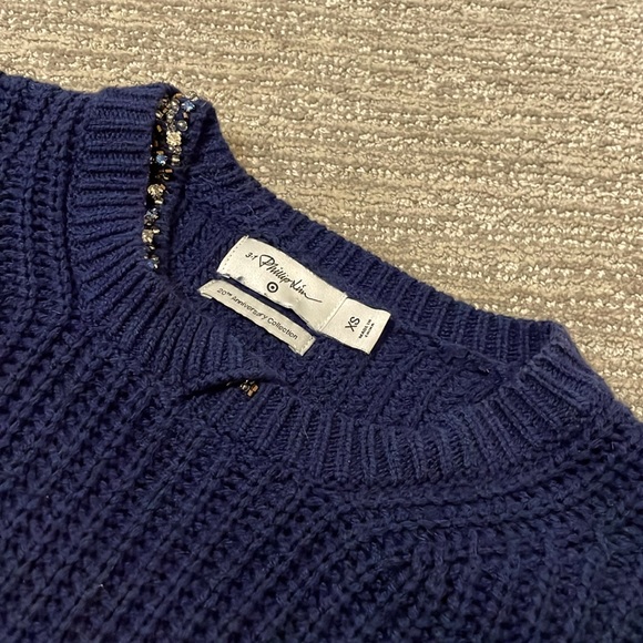 3.1 Phillip Lim 20th Anniversary sweater navy blue - Picture 12 of 13